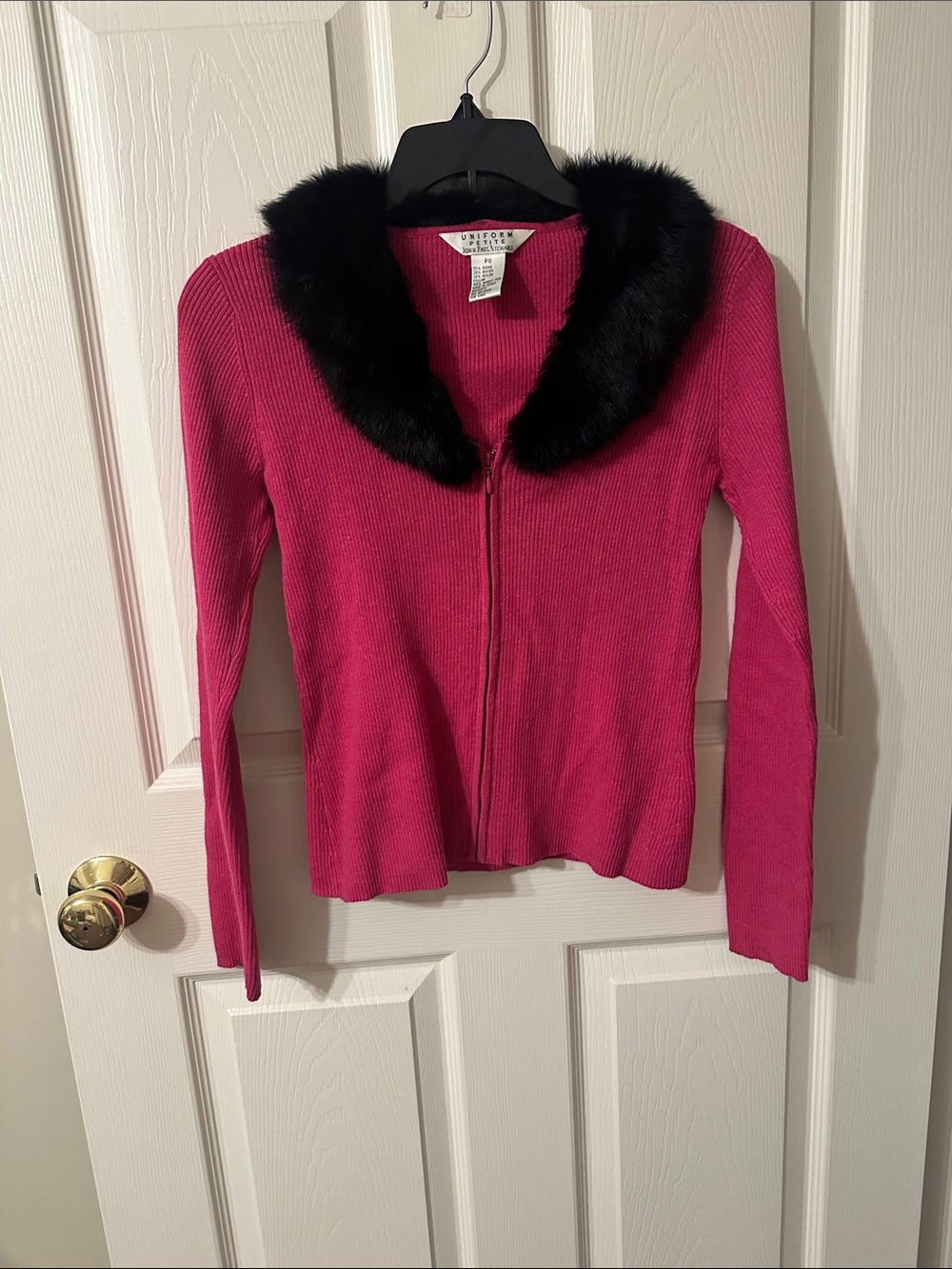 John Paul Richard pink sweater